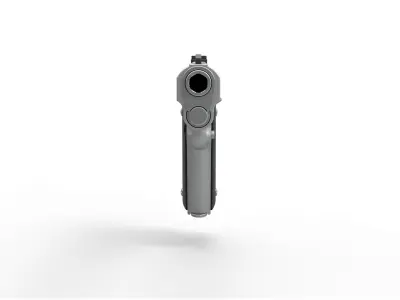 Pistol AMT Hardballer Long Slide 3D model