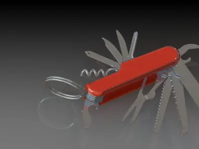 Swiss Army Knife 3D model