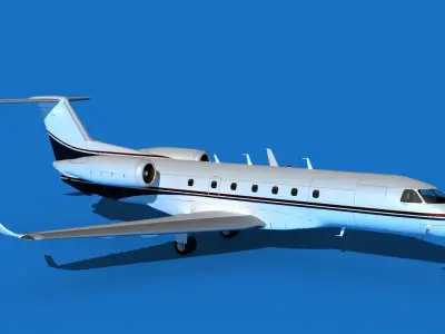 Embraer Legacy 500 V12 3D model