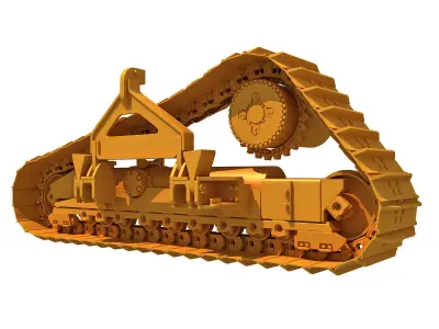 Excavator Track  3D model