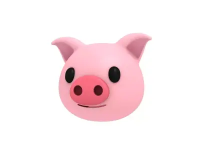 Pig Head 3D model