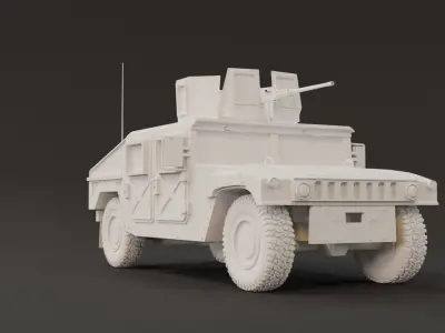 Humvee US 3D model