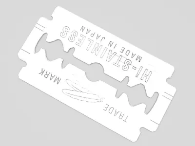 Razor Blade 3D model