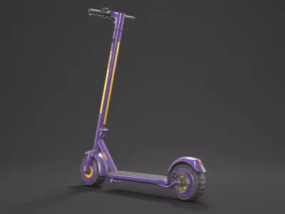 Sharing Rental Electric Scooter PBR 3D model