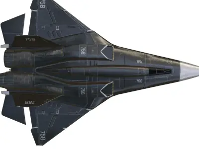 ATN-51 Black Plague Low-poly 3D model