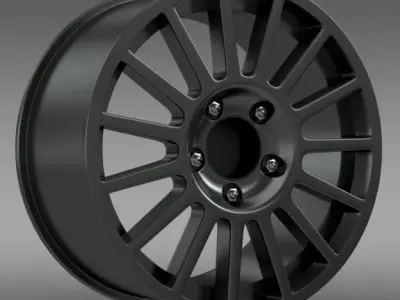 VW Polo R WRC rim 3D model