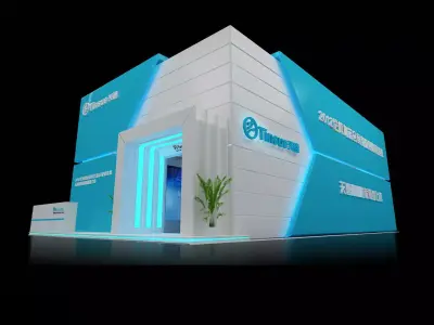 Exhibition - size -10X10-3DMAX2009-0030 3D model