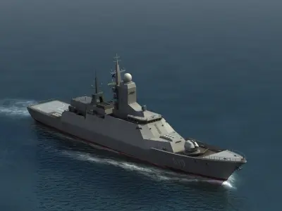 Gremyashchiy Corvette 3D model