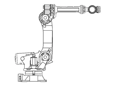Fanuc R-2000iC 165F Free 3D model