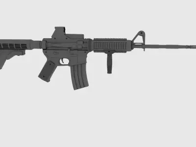 weapon m16 3D model
