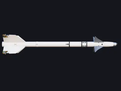 Aim-9M Sidewinder 3D model