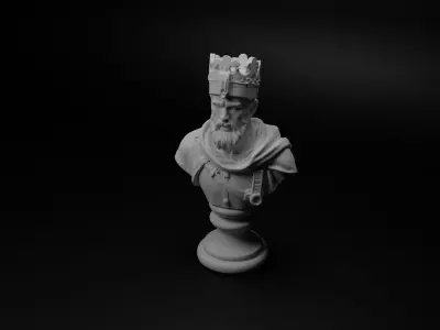 Ottoman Soldier Bust Chess 3D print model purchase