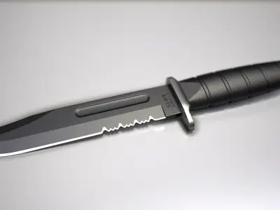 Kar-Bar  Knives Low-poly 3D model