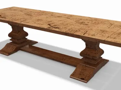 Communal Table 3D model
