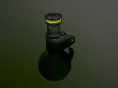 Grenade GME-FMK2-MOD0 Low-poly 3D model