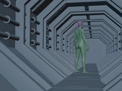 Scyfy environment 3D model