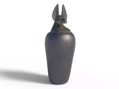 jar 7 Low-poly 3D model