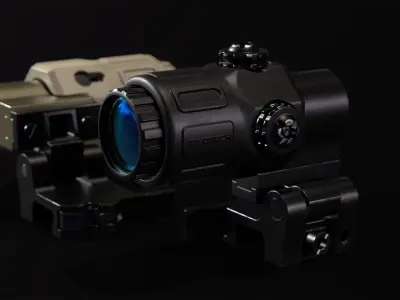 EOTech G33 Magnifier Low-poly 3D model