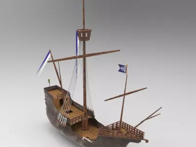 Santa Maria Ship 2 3D model