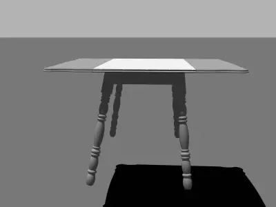 Old Table Free 3D model buy