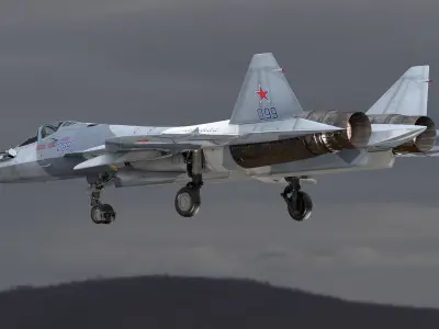  Stealth Multirole Fighter SU-57 