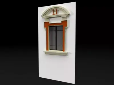 Classic 6 window 3D model