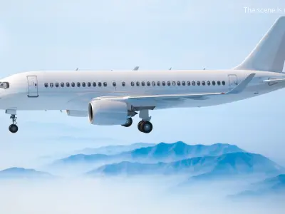  Airbus A220 100 Detailed Interior Generic 