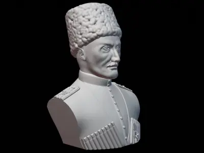 Hetman Pavlo Skoropadskyi Bust 3D print model