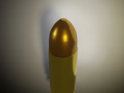 9mm Bullet 3D Model-Game Ready Low-poly 3D model