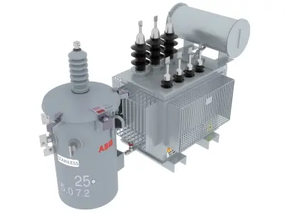 Electrical Transformers Collection 3D model