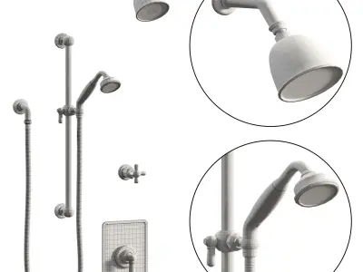 The Water Monopoly - Rockwell Shower Layout RW2 3D model