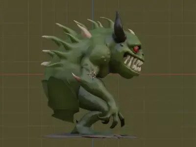 Spineback Monstr 3D model