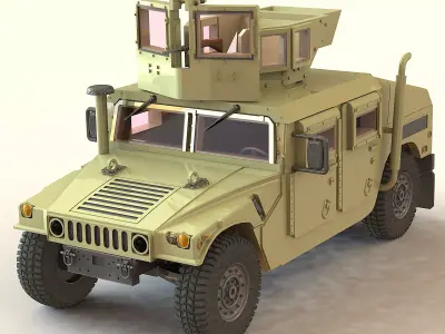 AM General M998 HMMWV 3D print model