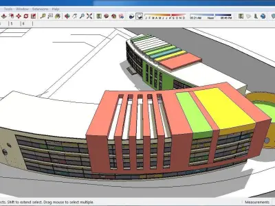 Sketchup Kindergarten A3 3D model