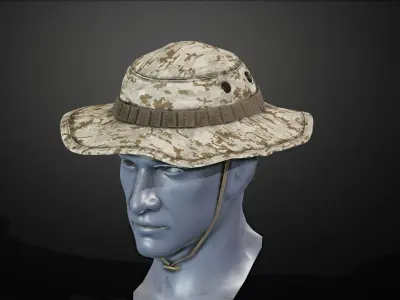 Bonnie hat Low-poly 3D model