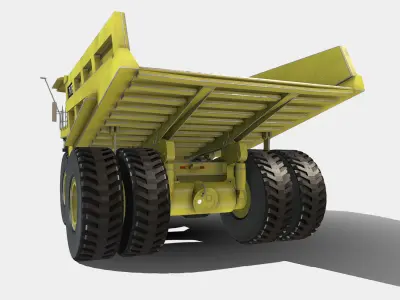 Cat 797B Mining Excavator Low-poly 3D model