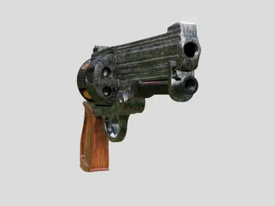 Revolver 3D model 3