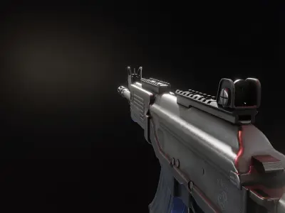 STV-380 with OPL40M Low-poly 3D model