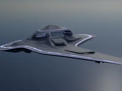 Spaceship Alien Ufo 3D model