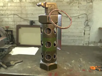 BLINDING GRENADE 3D model