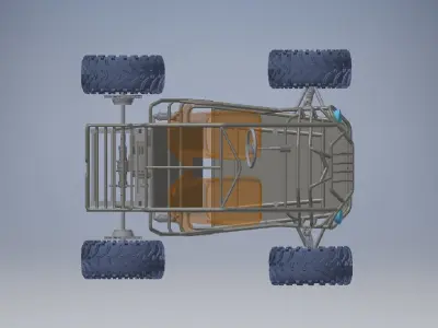 Electric Buggy Assembly 3D model