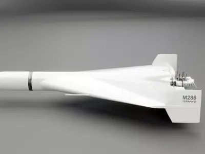 GERAN-2 Drone Low-poly 3D model