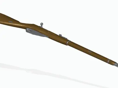 Mosin 91-30 3D model