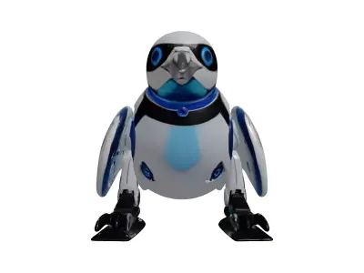 Robotic Penguin SciFi Animal Model 3D model