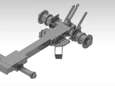 body of tractor Free 3D model