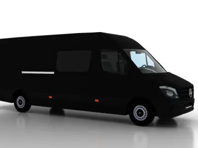 Mercedes Benz Sprinter L4H2 2015 Crew Van EU 3D model