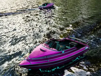 Detailed Boat 3D Model Low-poly 3D model