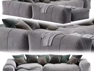 Pixel Sofa Saba 3D model