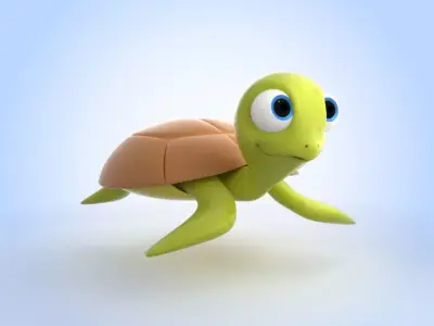 Sea Turtle 3D model purchase