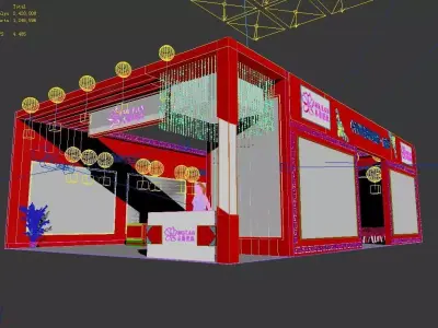 Exhibition - Area - 9X15-3DMAX2012-04 3D model